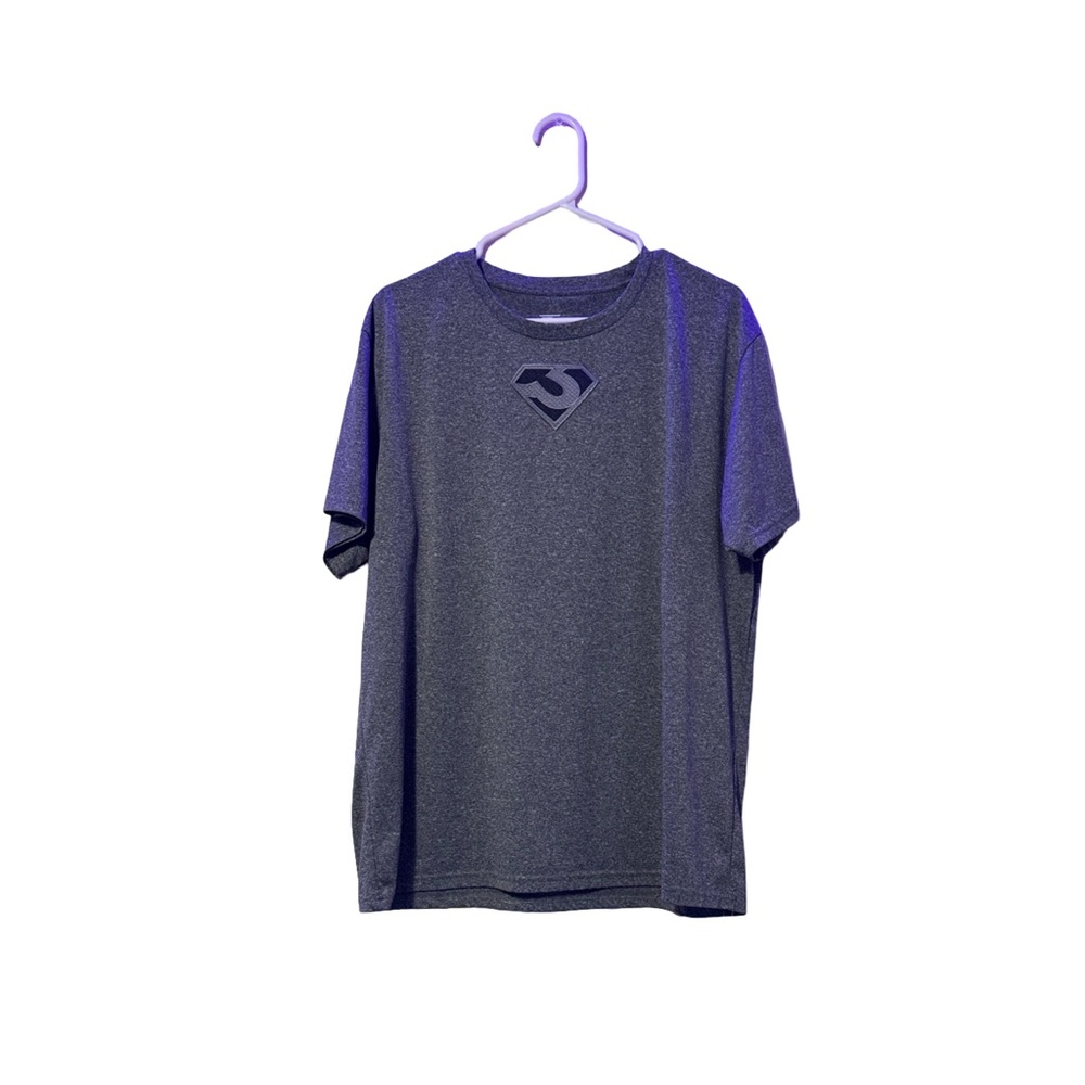 Gray General Zod Insignia T-Shirt Size XL - Picture 2 of 9